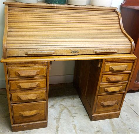 Story hill - Milwaukee computer <strong>desk</strong>, cabinet. . Used roll top desk